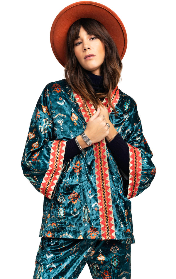 Kimono - Smaragdgroen