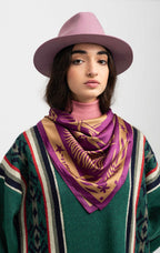 Foulard Medium Univers Viola