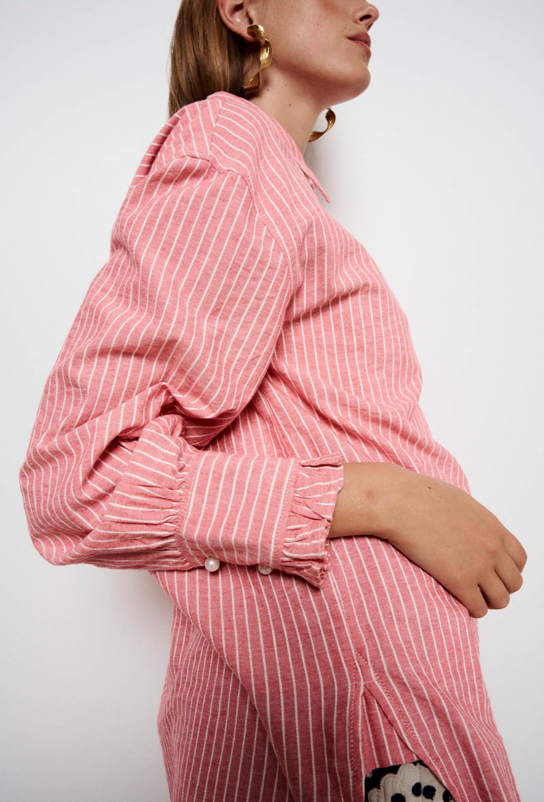 Camisa Recta Joanna - Rosa