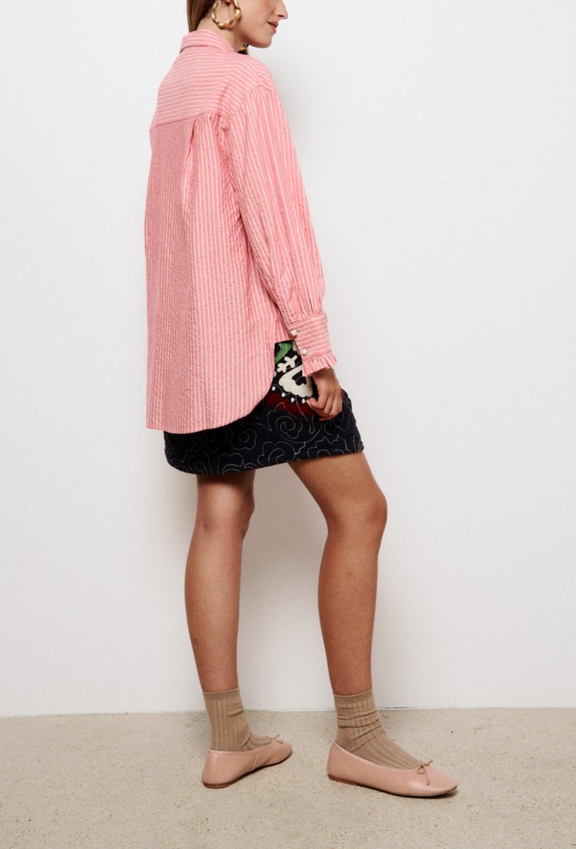 Camisa Recta Joanna - Rosa