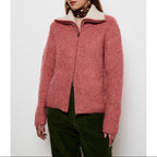 Gilet Zip Monique - Rose