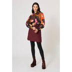 Chemise Patchwork Médiéval - Marron
