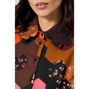 Chemise Patchwork Médiéval - Marron