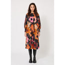 Robe Longue Patchwork Médiéval - Marron