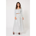 Donkey Skin Skirt - Silver