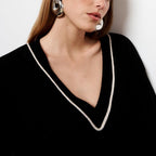 Jersey Recto Mireille - Negro