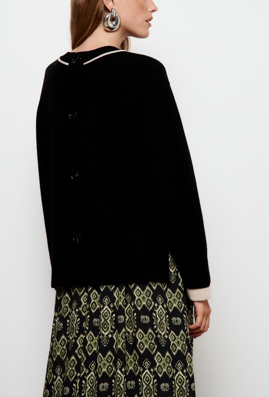 Jersey Recto Mireille - Negro