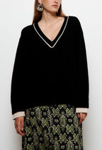 Jersey Recto Mireille - Negro