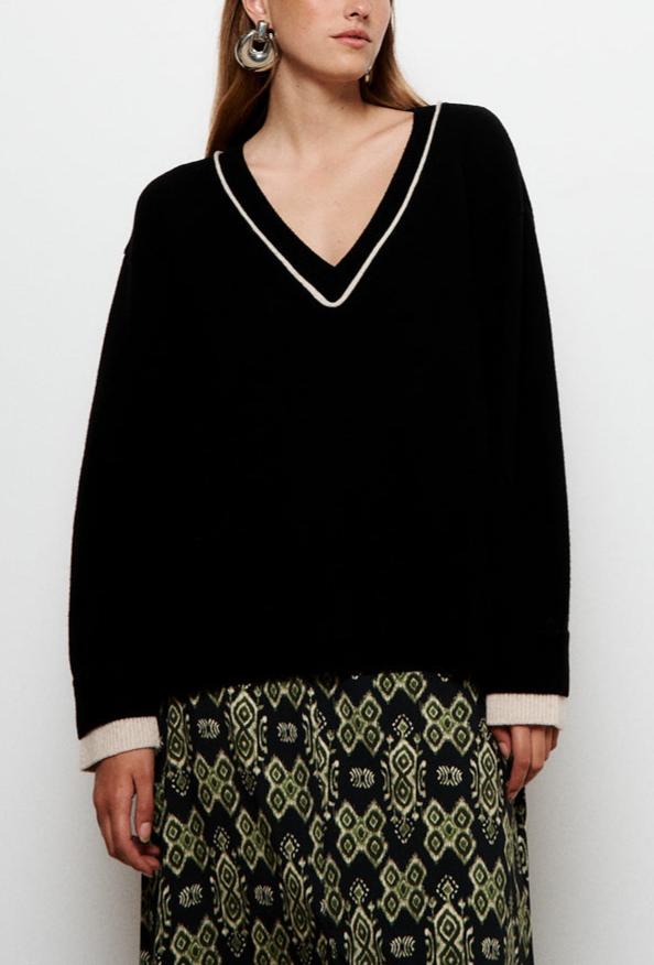 Jersey Recto Mireille - Negro