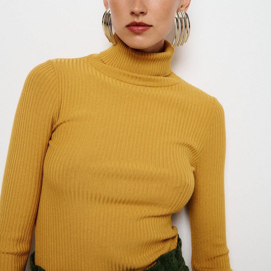 Col Roule Sophie - Ocre