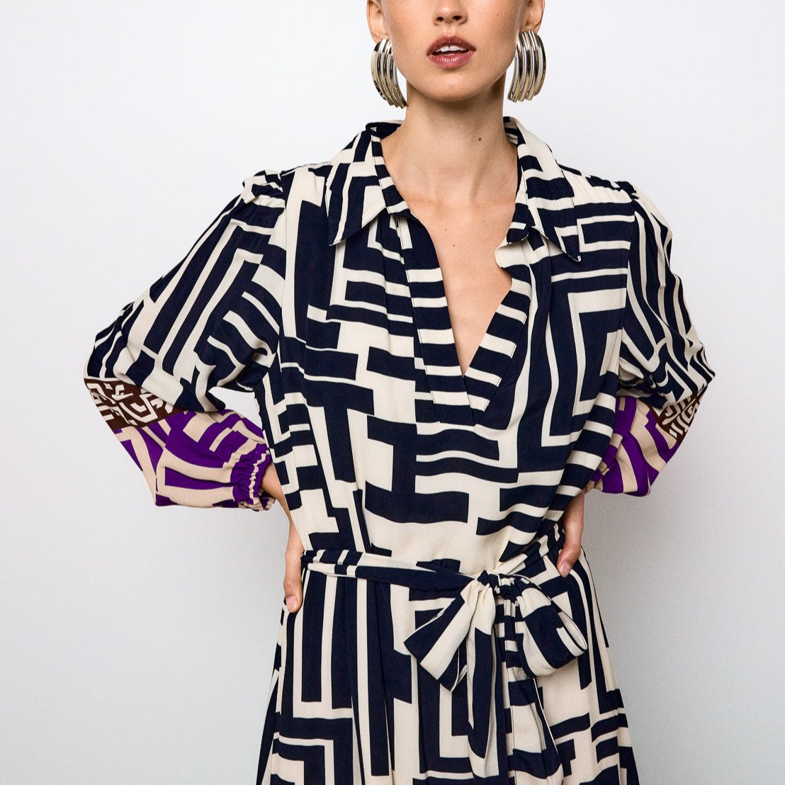 Robe Longue Orphee - Noir