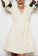 Vestido Corto Namie - Crudo