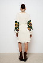 Namie Short Dress - Ecru