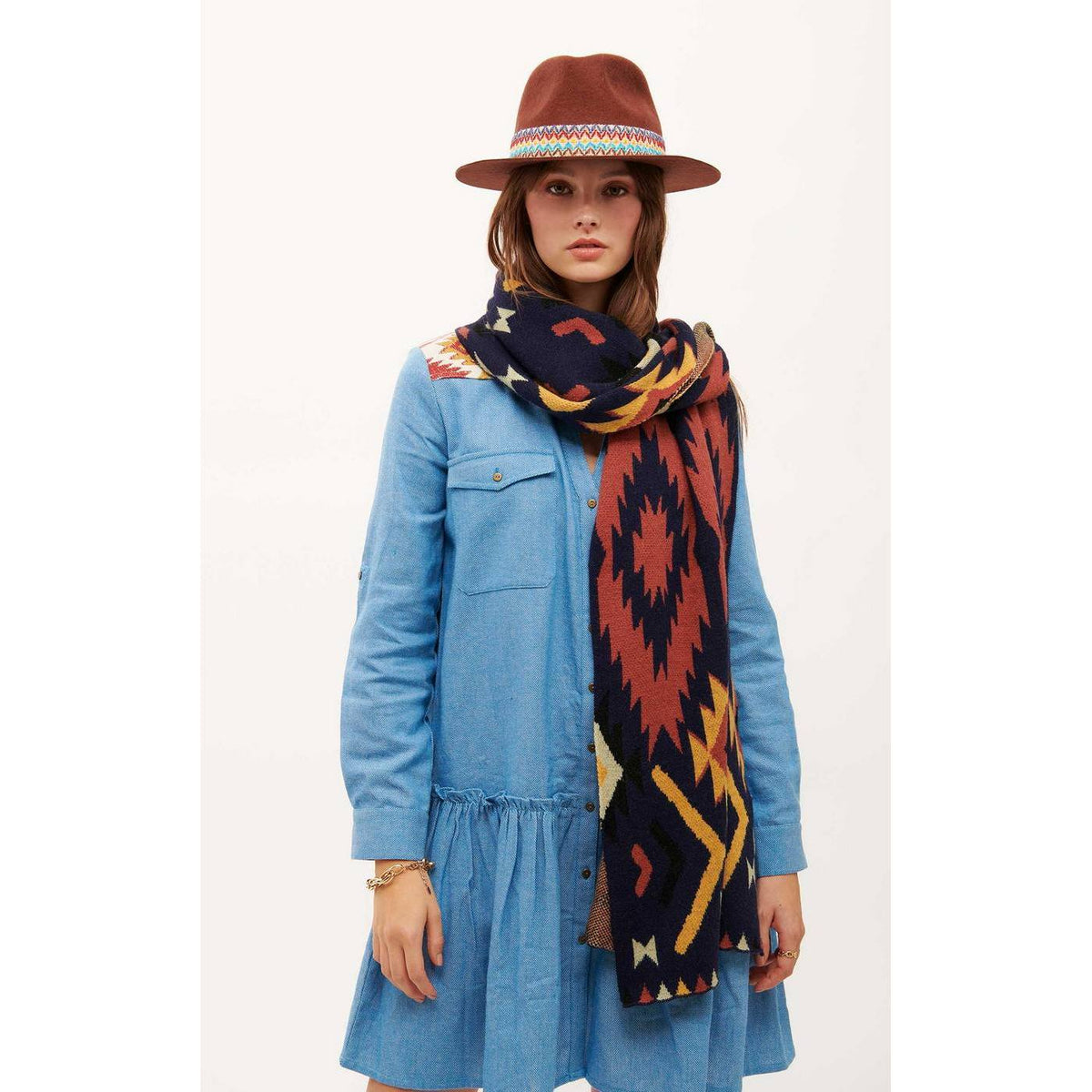 Borse e Accessori Sciarpa Todos - Navy - Blu Navy