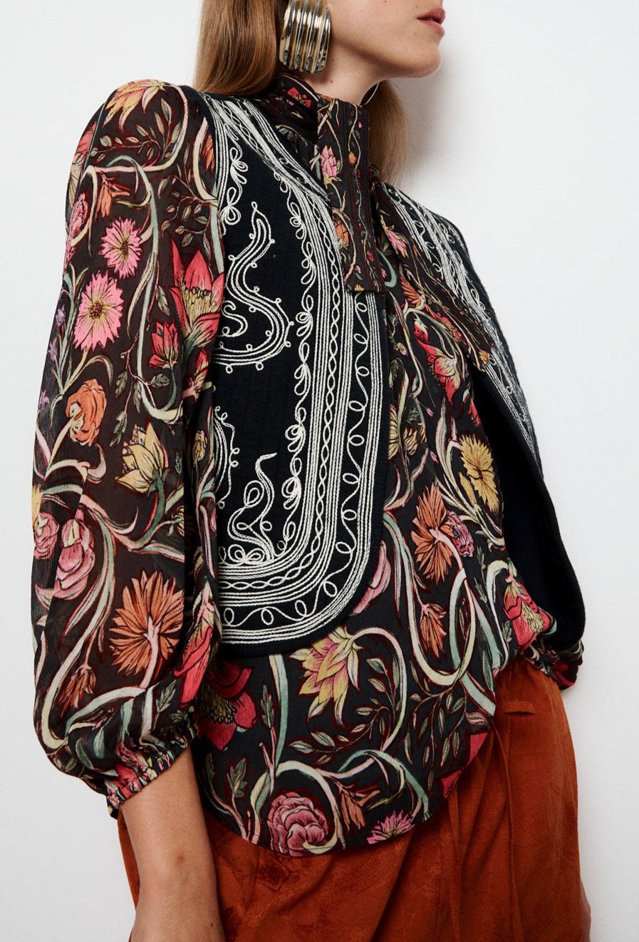 Blusa Holgada Anna - Negro