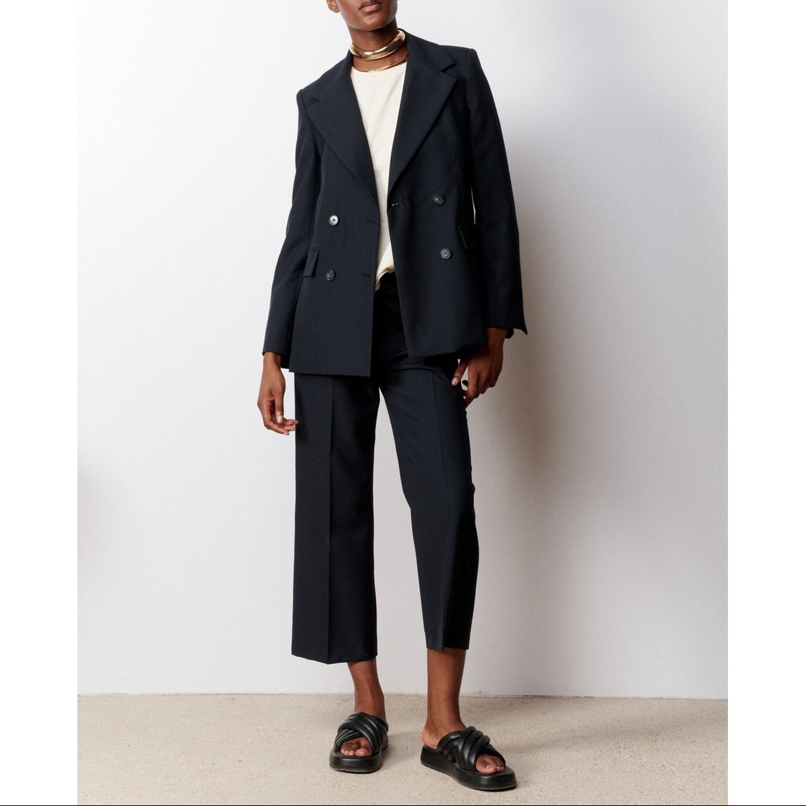 Veste Iconique Double - Marine