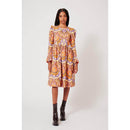 Velvet Fall Dress - Purple