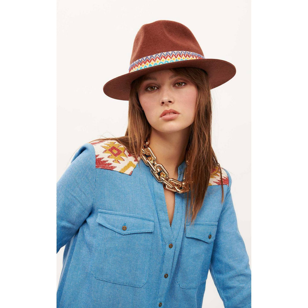 Väskor och accessoarer Hatt Yzia - Brun