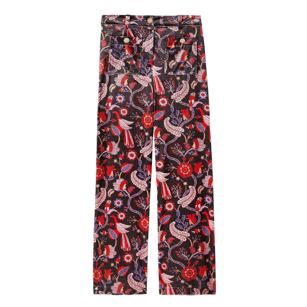 Trousers & Shorts Calista Velvet - Purple