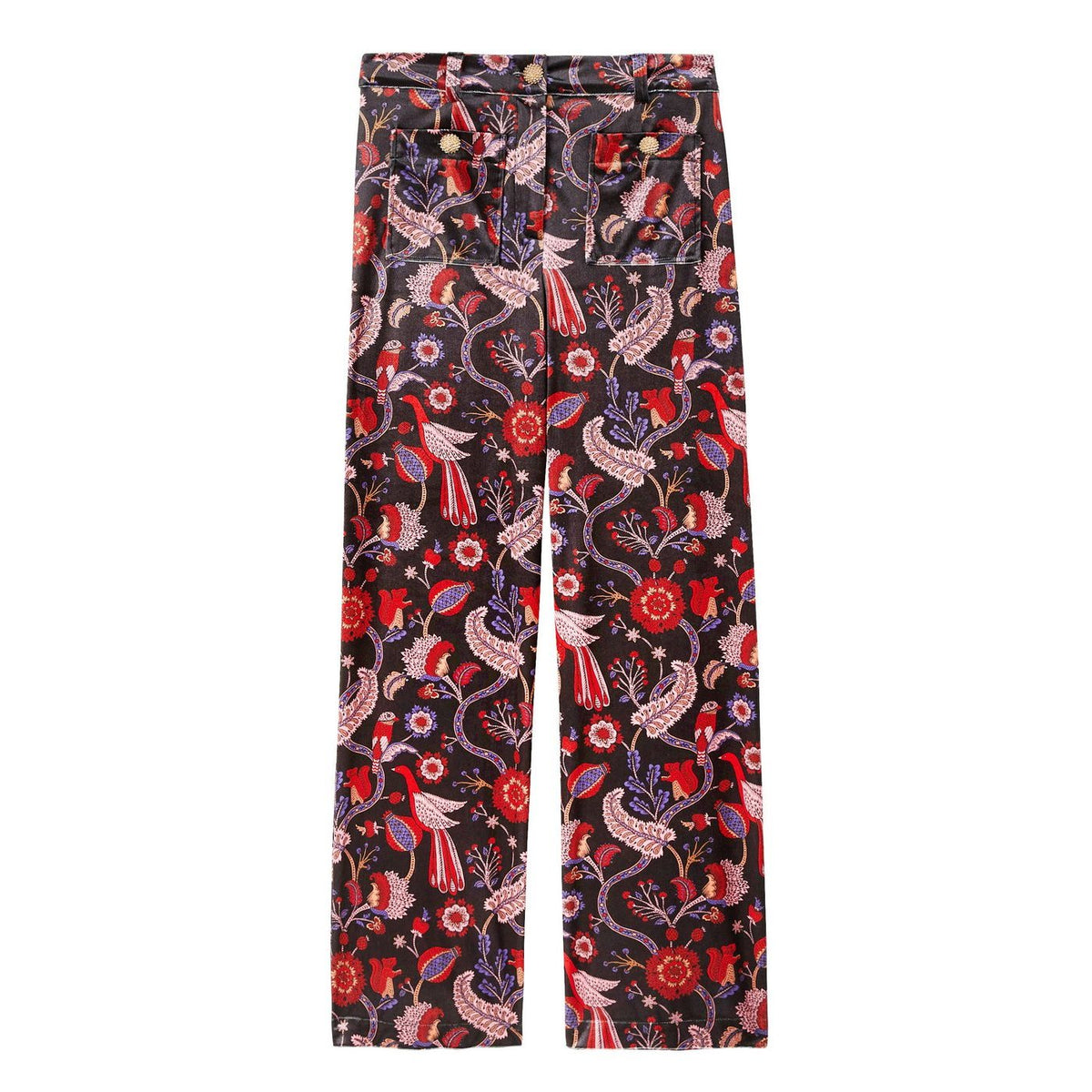 Trousers & Shorts Calista Velvet - Purple