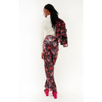 Trousers & Shorts Calista Velvet - Purple