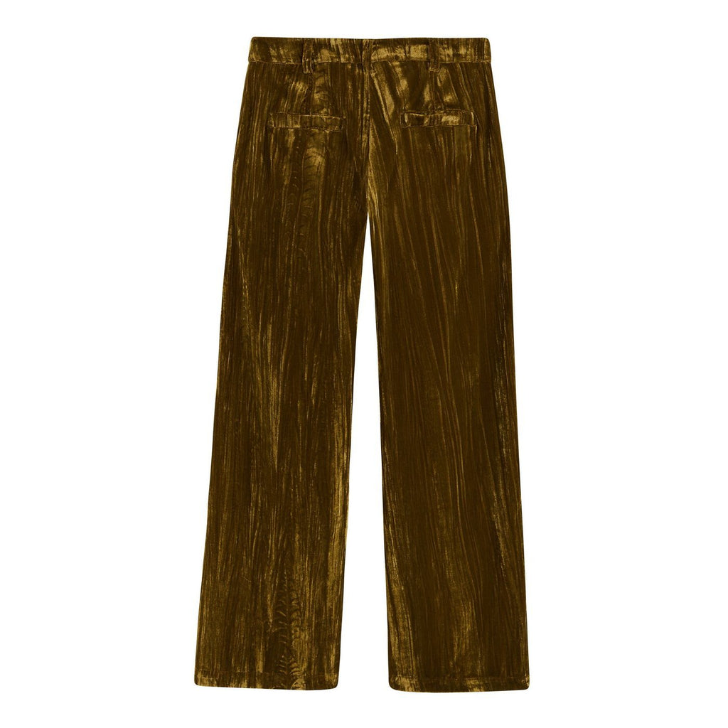 Byxor och Shorts Koffi Sammet - Khaki