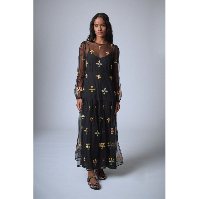 Robe Bloom Romance - Noir