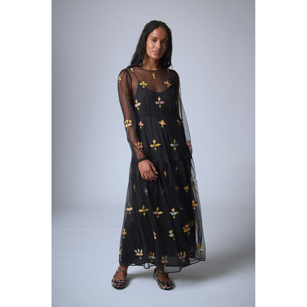 Robe Bloom Romance - Noir