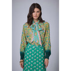 Bohemian Hindi Shirt - Khaki
