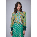 Bohemian Hindi Shirt - Khaki