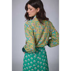 Bohemian Hindi Shirt - Khaki