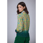 Bohemian Hindi Shirt - Khaki