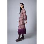 Robe À Smocks Bohemian Hindi - Camel