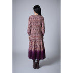Robe À Smocks Bohemian Hindi - Camel