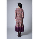Robe À Smocks Bohemian Hindi - Camel