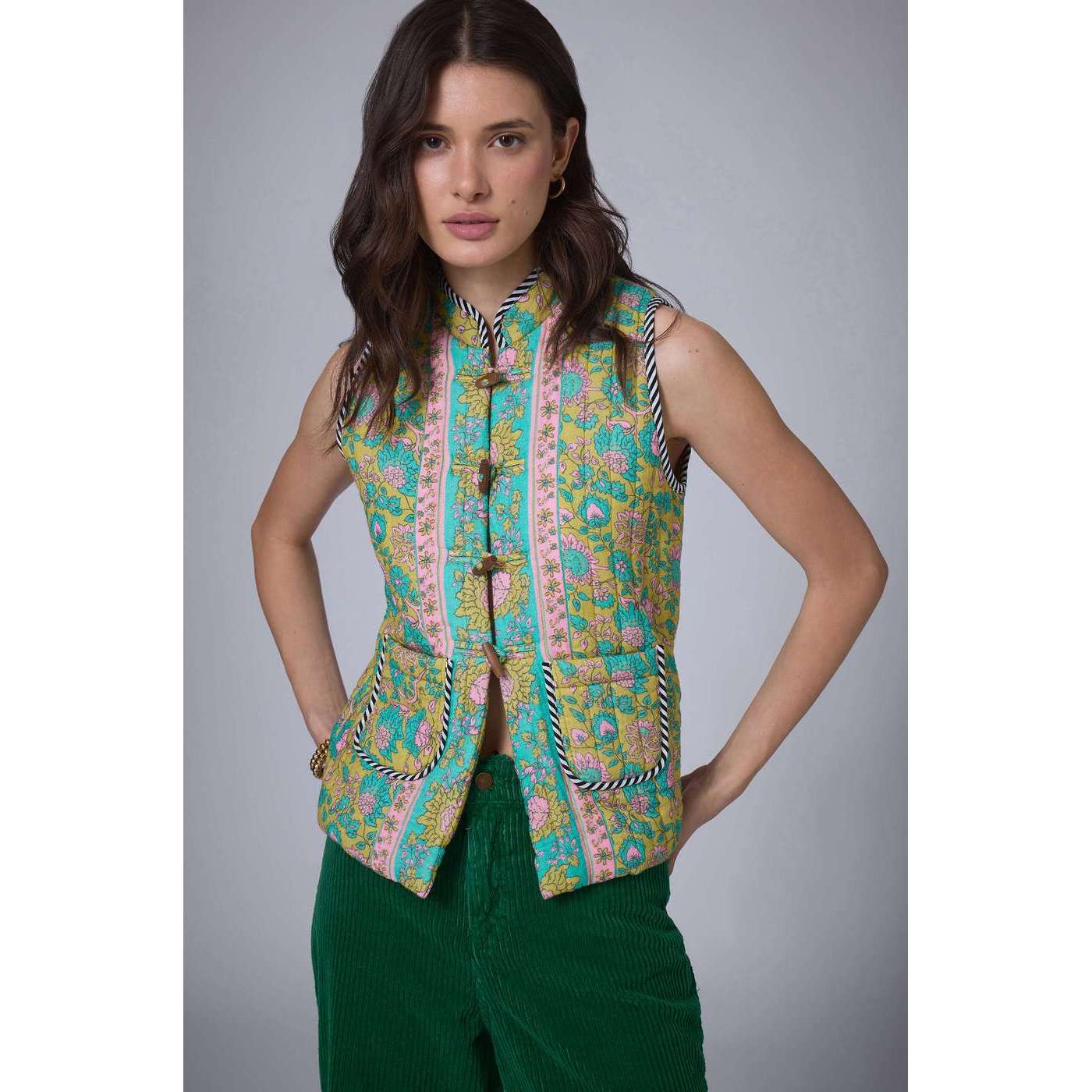 Chaqueta Bohemian Hindi - Caqui