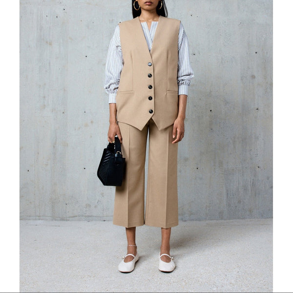 Lang Cardigan Chlotilde - Beige