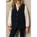Gilet Long Chlotilde - Noir