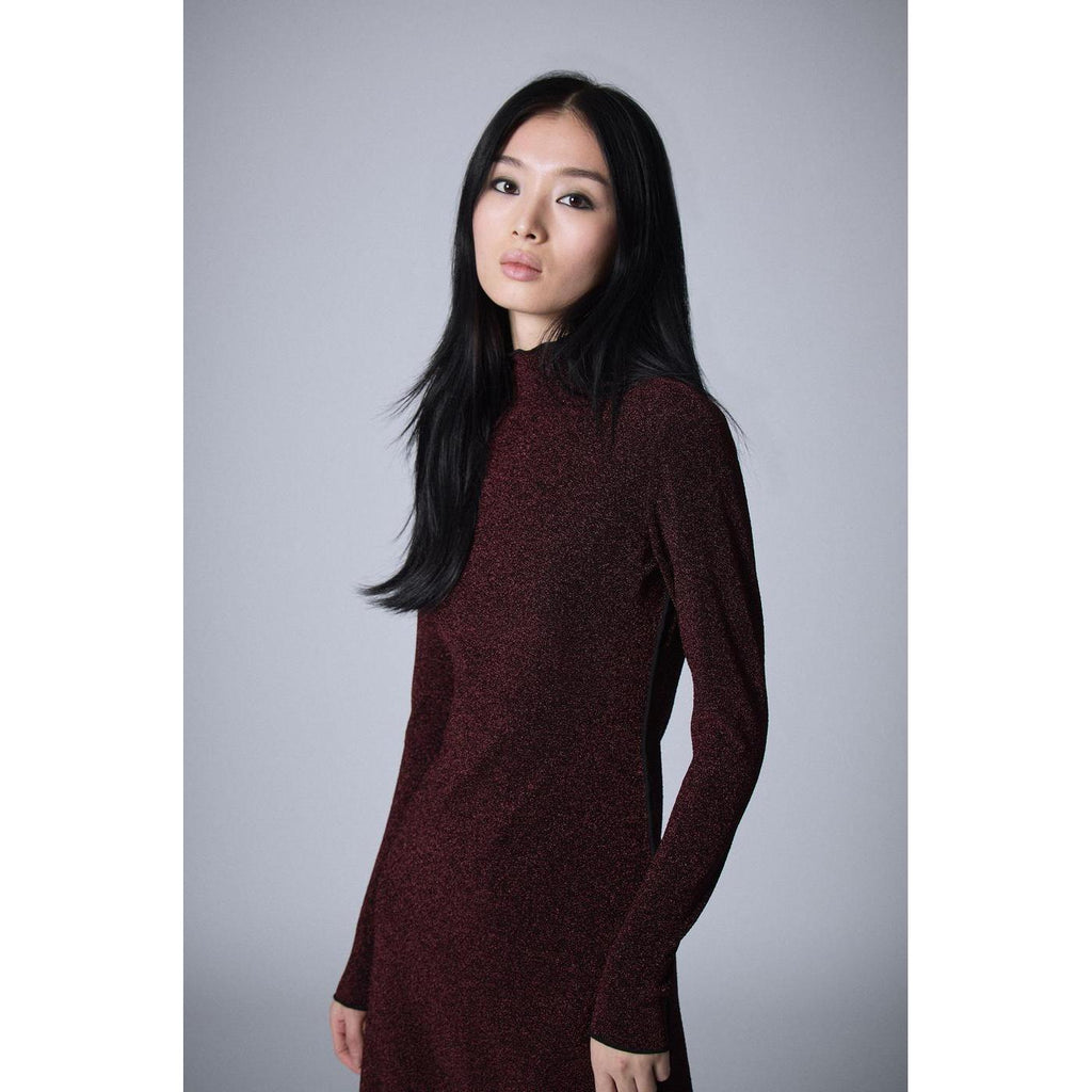 Robe Lurex - Chocolat