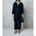 Manteau Droit Nicky - Nuit
