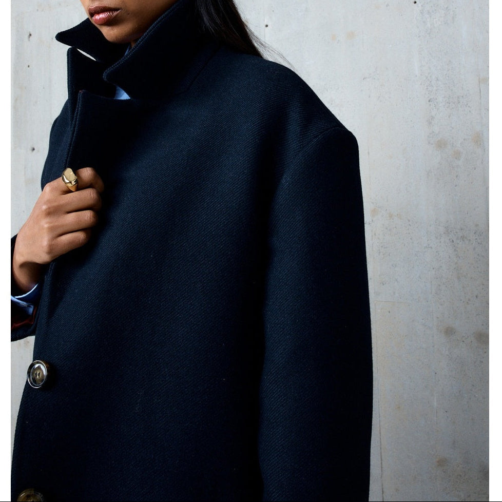 Manteau Droit Nicky - Nuit
