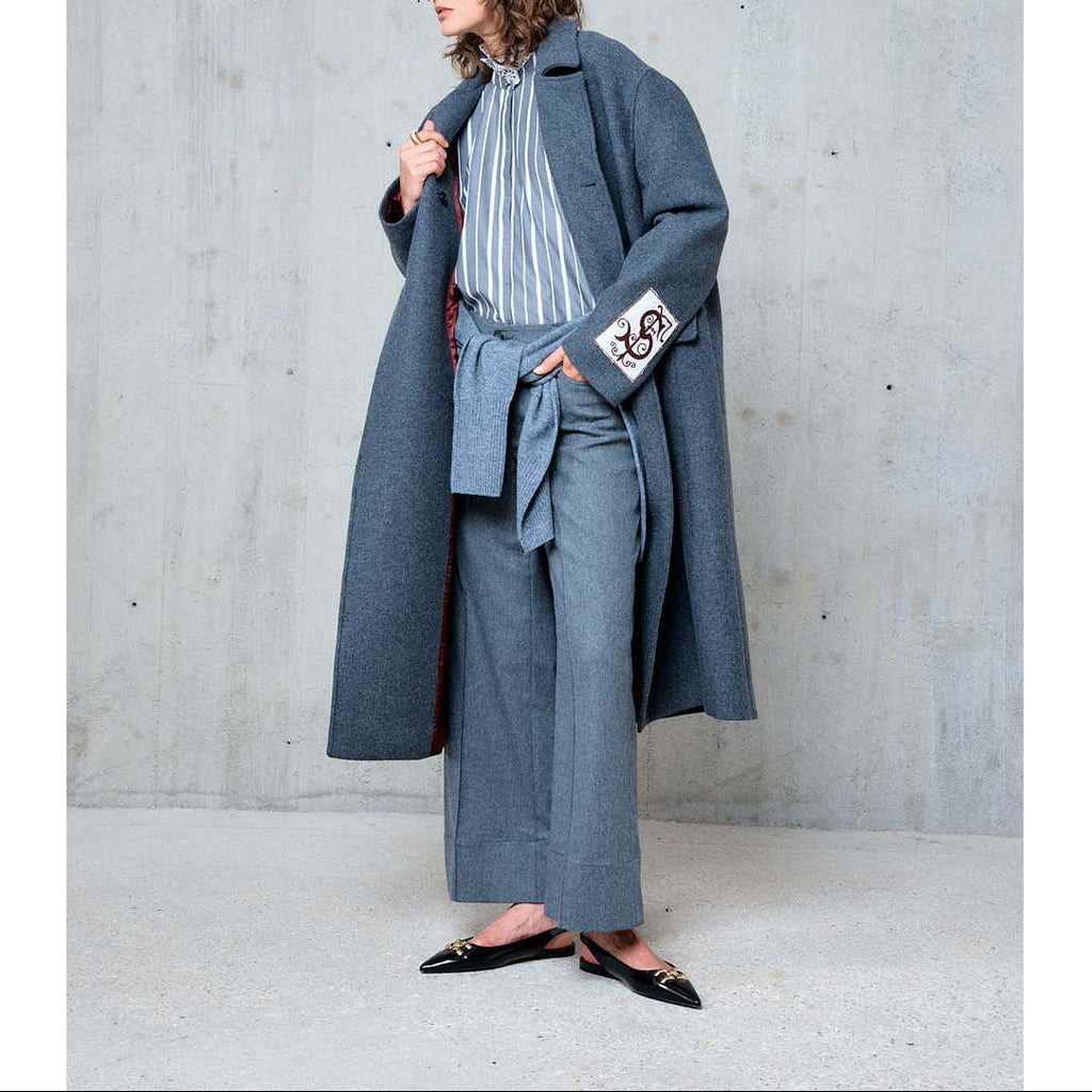 Manteau Croise Nicky - Gris