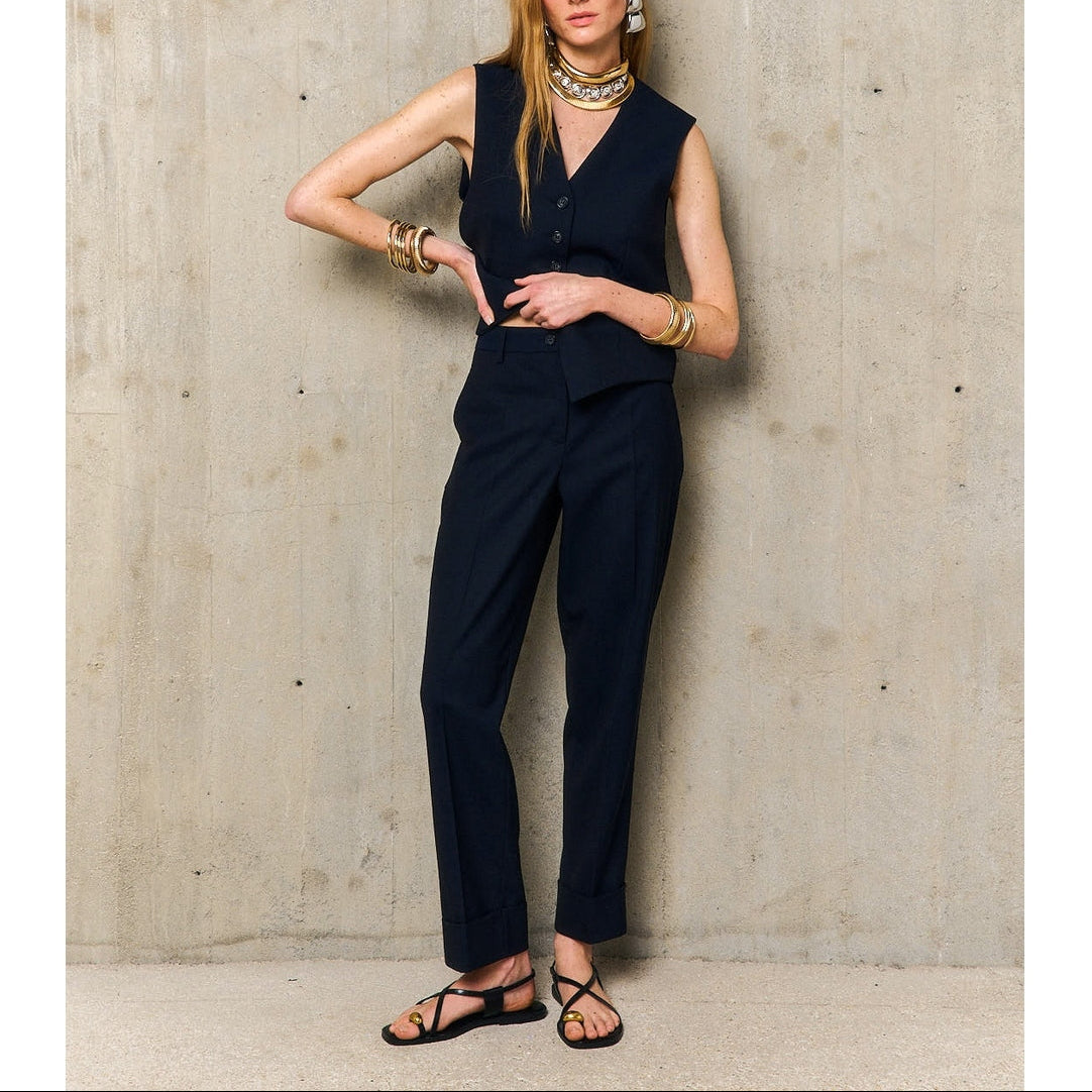 Pantalon Droit Chlotilde - Nuit
