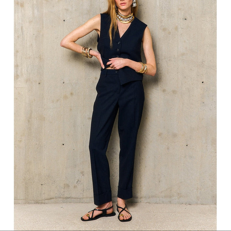 Pantalon Droit Chlotilde - Nuit