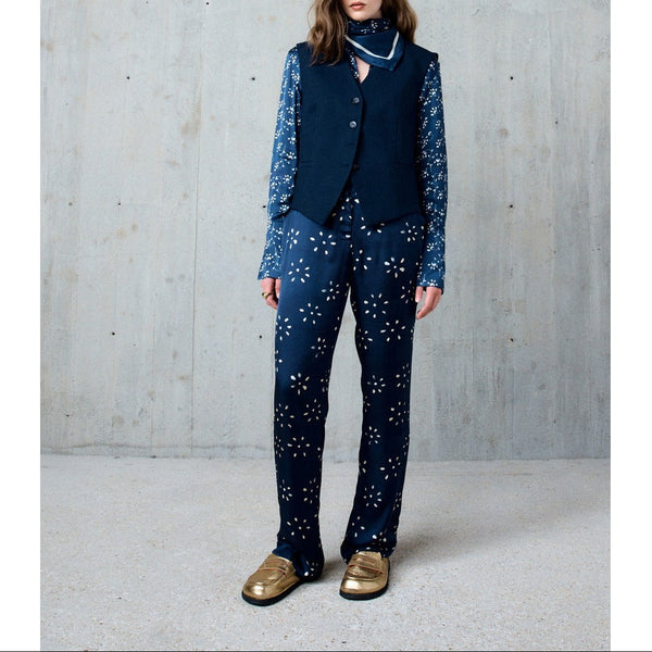 Pantalon Droit Naima - Indigo