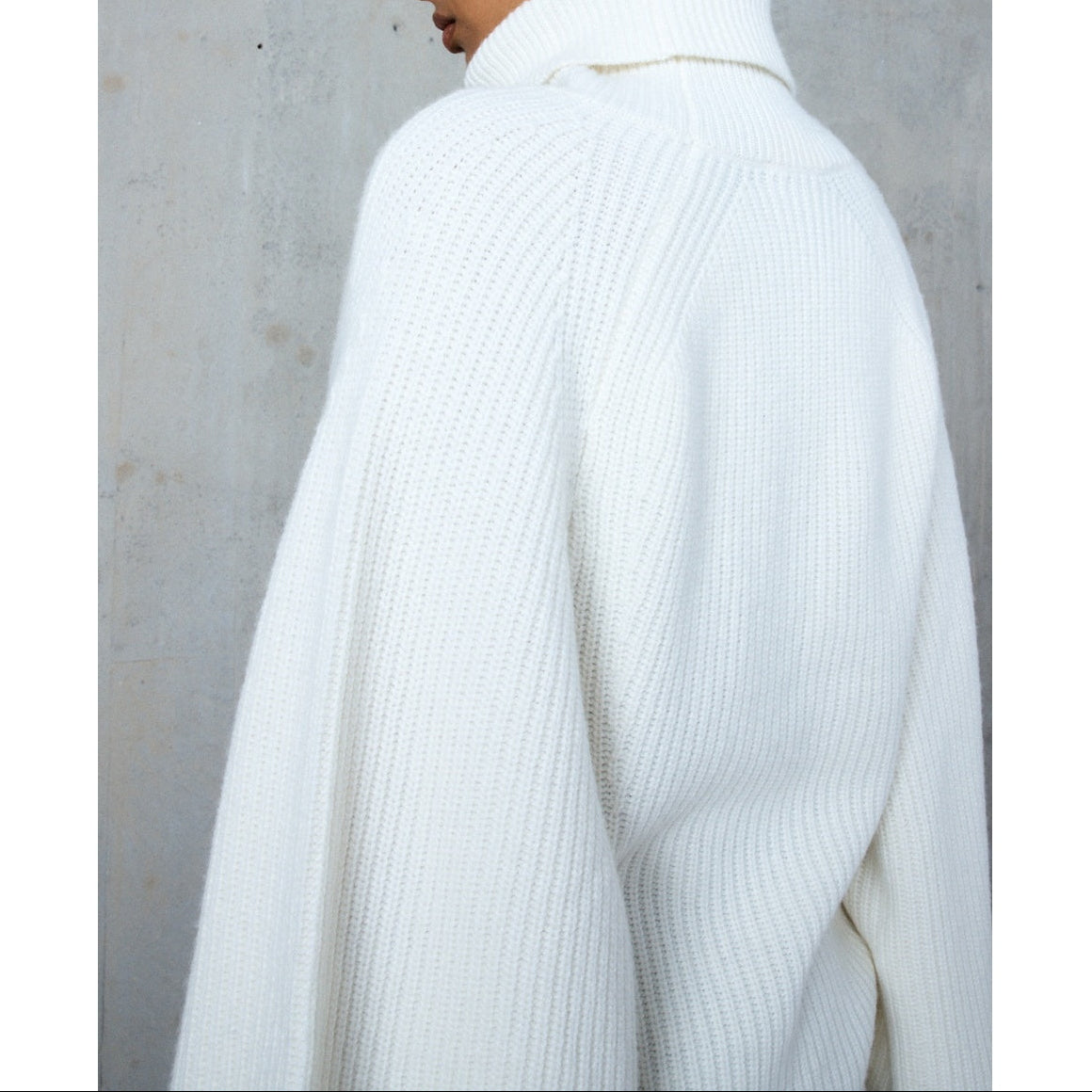 Pull Col Roule Vaiana - Ecru
