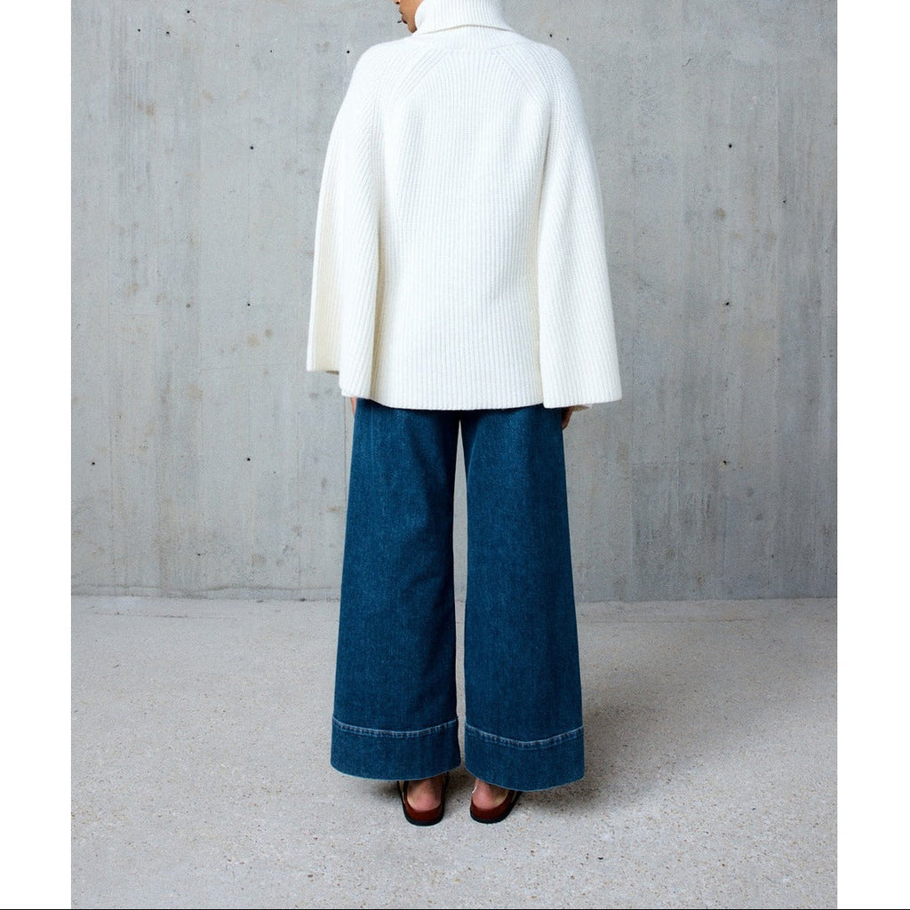Pull Col Roule Vaiana - Ecru