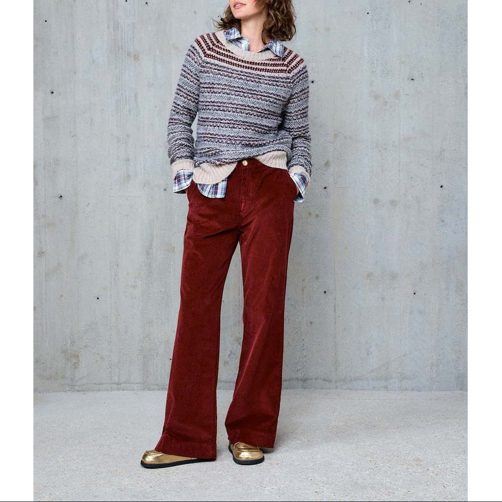 Pull Jacquard Linoa - Ecru