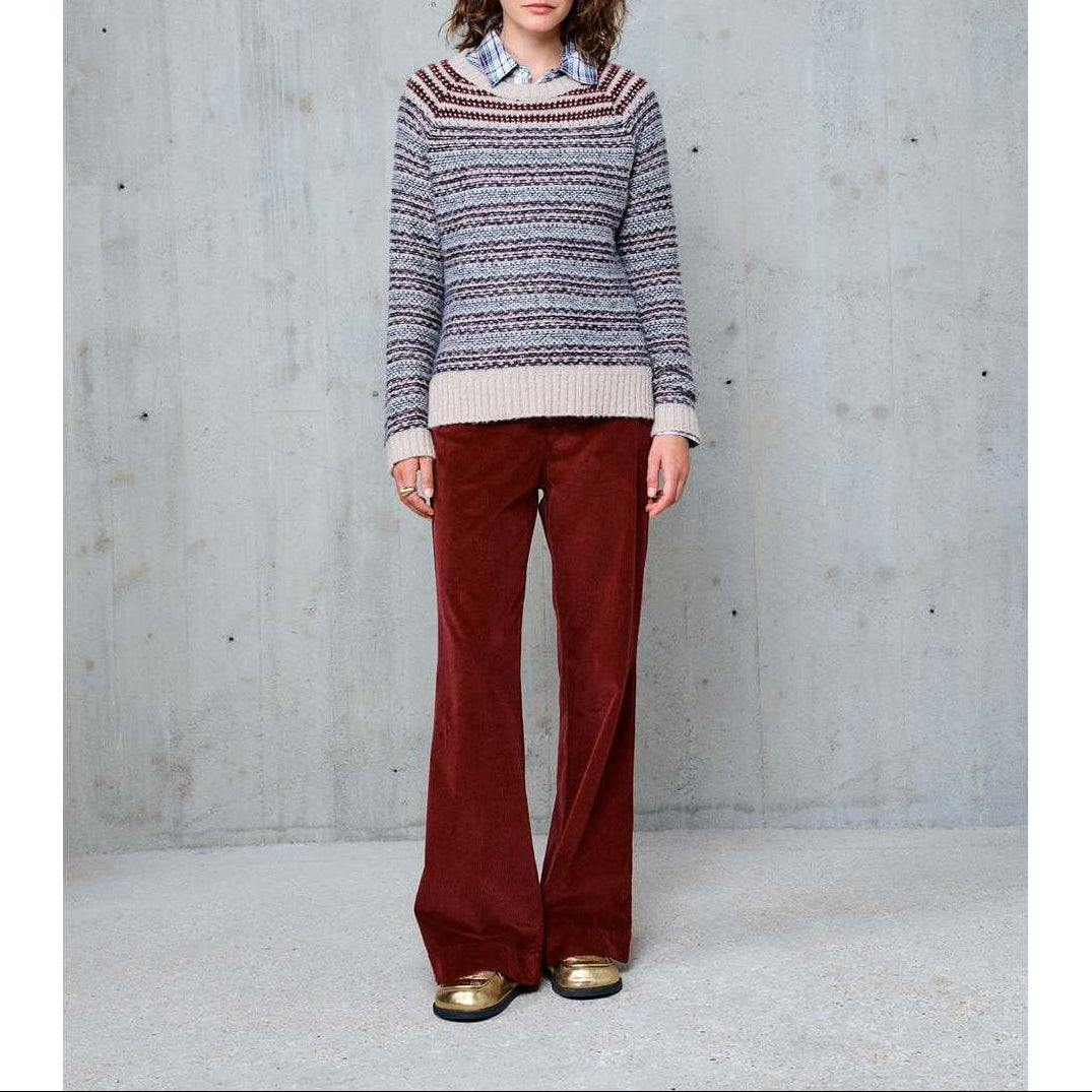 Pull Jacquard Linoa - Ecru