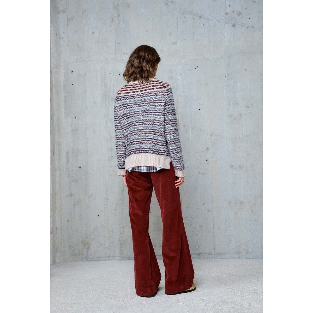 Pull Jacquard Linoa - Ecru